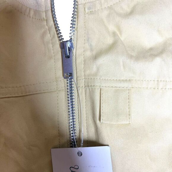NEW Universal Thread Yellow Cargo Bomber Jacket XS - Picture 7 of 7